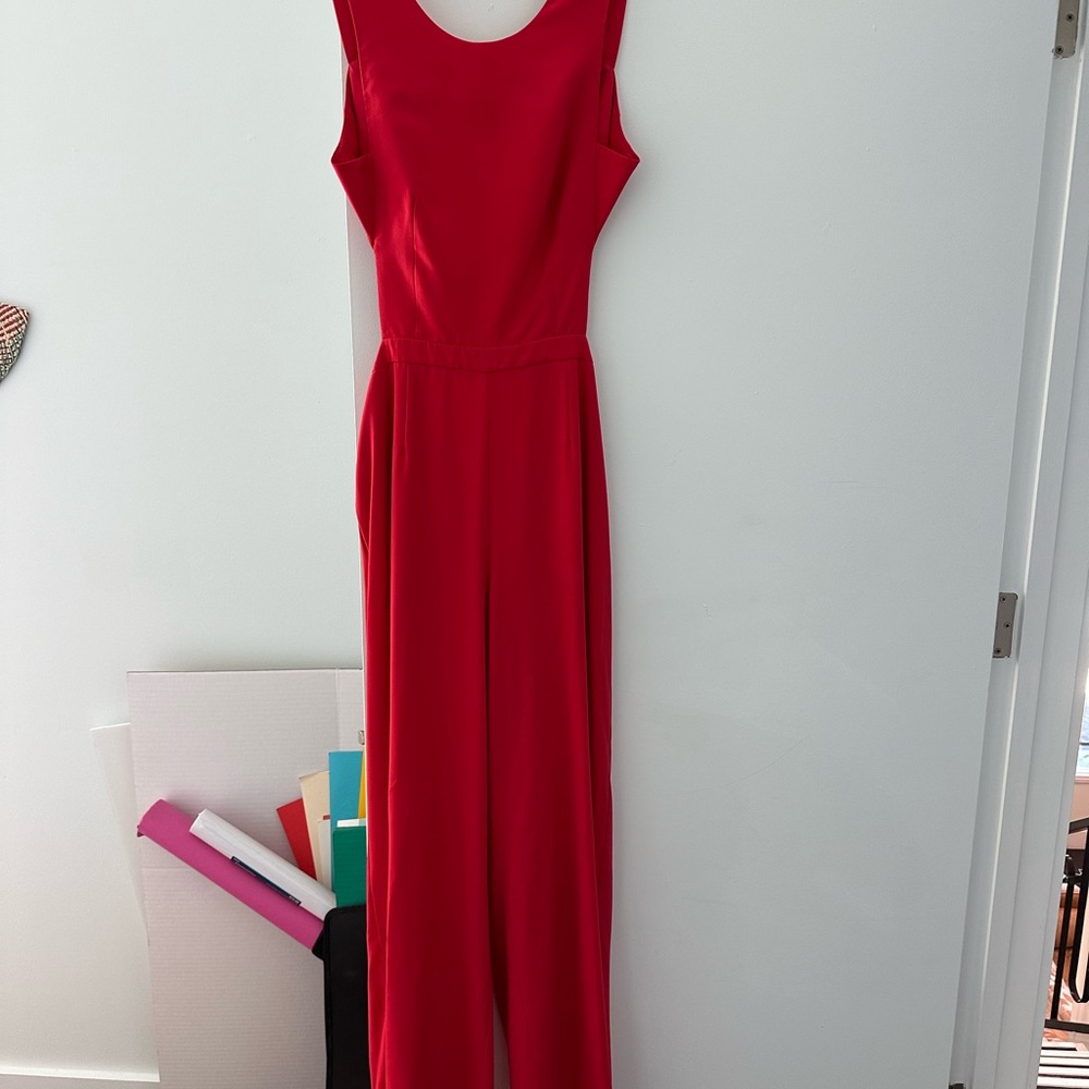 BCBG Red Jumpsuit